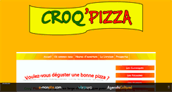 Desktop Screenshot of croqpizza.net